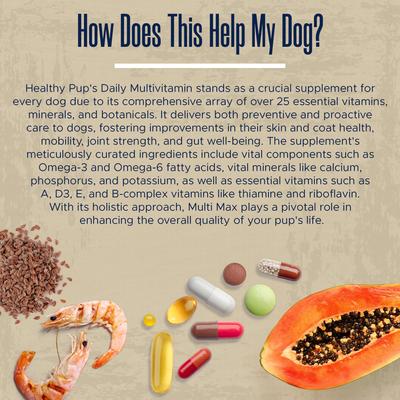 Multi Max All-In-One Dog Multivitamin, 120 count