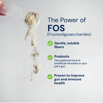 S. boulardii + FOS Powder Supplement for Dogs & Cats, 60g bag