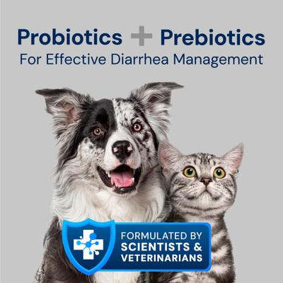 S. boulardii + FOS Powder Supplement for Dogs & Cats, 60g bag