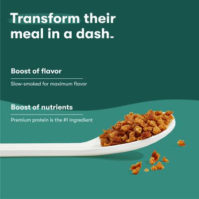 Chicken Crumbles High-Protein Dry Dog Food Topper, 8-oz bundle