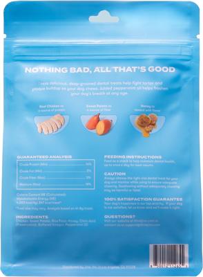 Large Dental Dog Treats, 12 count