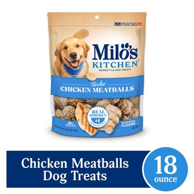 Chicken Meatballs Dog Treats, 18-oz bag