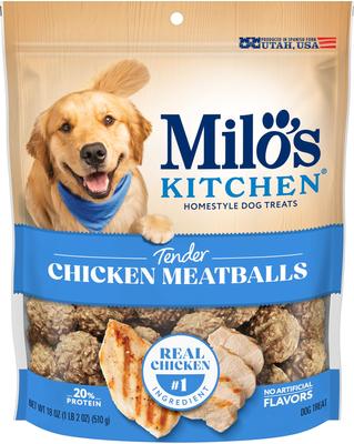 Chicken Meatballs Dog Treats, 18-oz bag