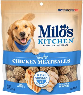 Chicken Meatballs Dog Treats, 18-oz bag