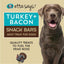 Turkey + Bacon Snack Bars Human Grade Jerky Dog Treats, 1.50-oz bar, 1 count