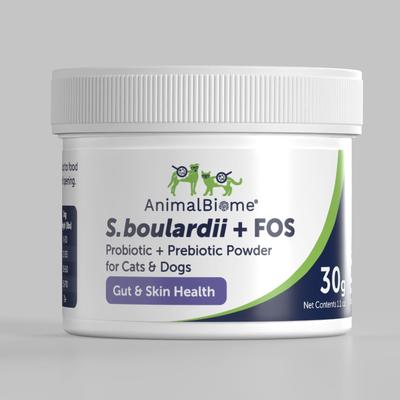 S. boulardii + FOS Powder Supplement for Dogs & Cats, 60g bag