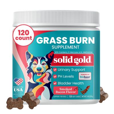 Grass Burn Lawn Protection Soft Chews Urine Neutralizer Supplement for Dogs, 120 count