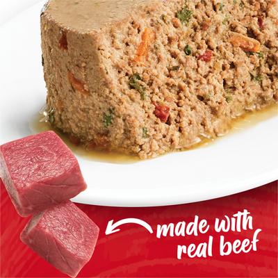 Incredibites with Real Beef Recipe Pate Small Breed Wet Dog Food, 3-oz can, case of 24