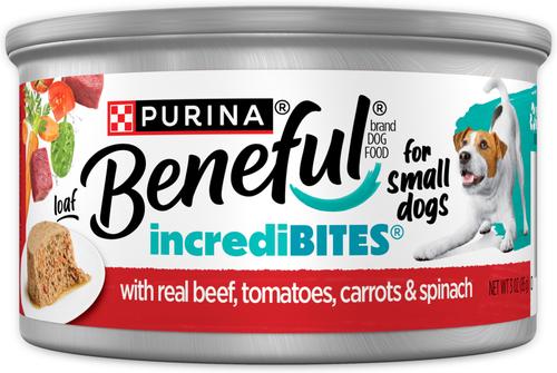 IncrediBites Pate with Real Chicken Recipe Small Breed Wet Dog Food, 3-oz can, case of 12