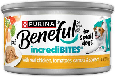 IncrediBites Pate with Real Chicken Recipe Small Breed Wet Dog Food, 3-oz can, case of 12