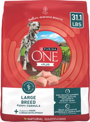 Bundle: Purina ONE SmartBlend Large Breed Puppy Formula Dry Dog Food + Burt's Bees Tearless Puppy Shampoo with Buttermilk