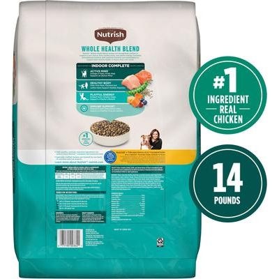 Alimento seco para gatos Whole Health Blend Indoor Complete con pollo, lentejas y salmón (Rachael Ray), bolsa de 6,3 kg