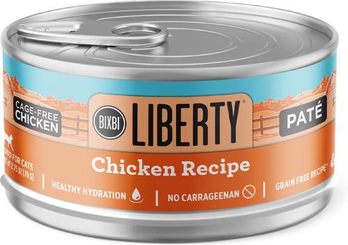 Liberty Chicken & Pumpkin Recipe in Broth Grain-Free Wet Cat Food, 2.75-oz can, case of 24