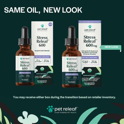 Bundle: Pet Releaf Favorites - Edibites Calming Bacon & Ashwaganda Full Spectrum Hemp Medium & Large Dog Supplement, Chew & Liquid Bundle