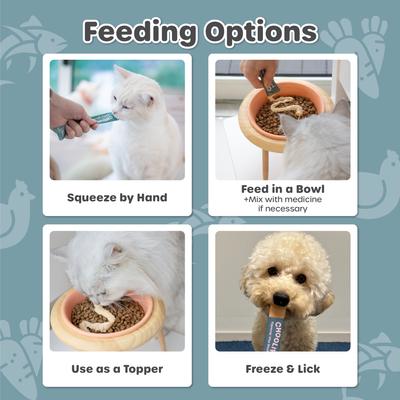 Squeeze Vita Stick Grab n Go Eyes Support Lickable Dog & Cat Treats, 49 count