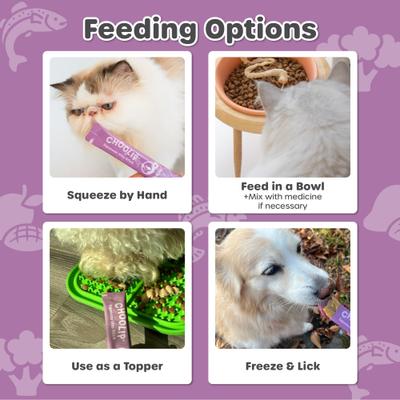 Squeeze Vita Stick Grab n Go Coat Support Lickable Dog & Cat Treats, 49 count