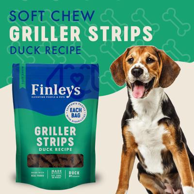 Griller Strips Duck Soft & Chewy Dog Treats, 14.5-oz bag