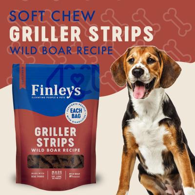 Griller Strips Wild Boar Soft & Chewy Dog Treats, 14.5-oz bag