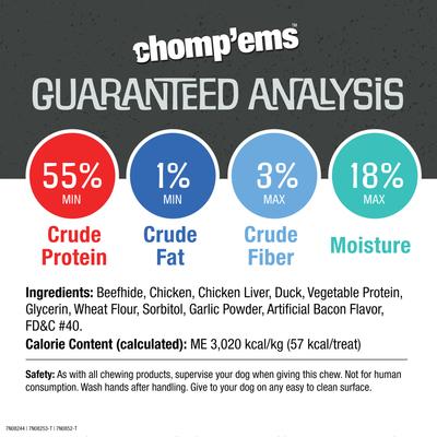 Golosinas para perros con cinco sabores, 6 unidades