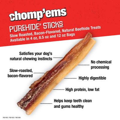 Purehide Sticks Dog Treats, 4-oz bag