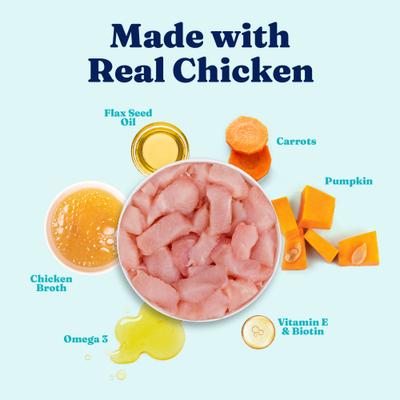 Bundle: Solid Gold Digestive Support Chicken, Skin & Coat Support Chicken & Salmon, Mobility Support Beef Wet Dog Food, 3.5-oz cups, case of 18