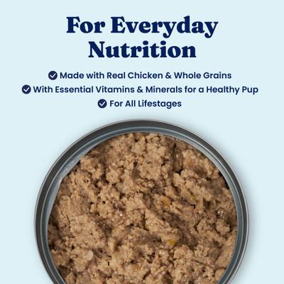 Star Chaser Chicken & Brown Rice Recipe Canned Dog Food, 13.2-oz, case of 6