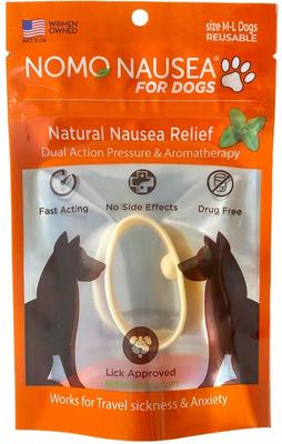 Natural Nausea Relief Acupressure & Aromatherapy Dog Band