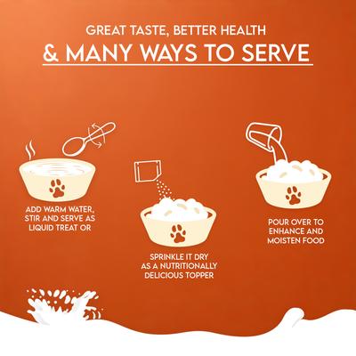 Nature's Sip Camel's Milk with Papaya, Banana, Broccoli & Flaxseed Powder Digestive Supplement for Dogs, 10-oz jar