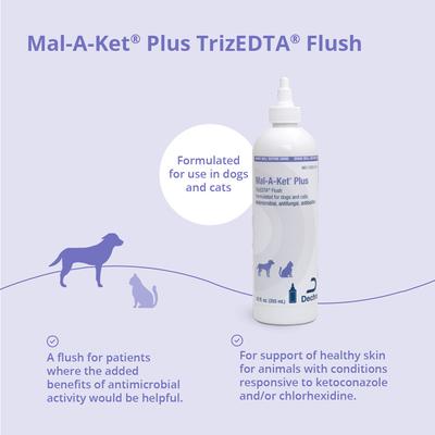 Plus TrizEDTA Flush for Dogs & Cats, 12-oz bottle