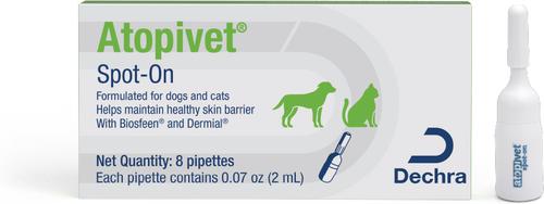 Spot-On Dog & Cat Skin Care Treatment, 8 count