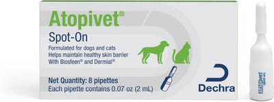 Spot-On Dog & Cat Skin Care Treatment, 8 count