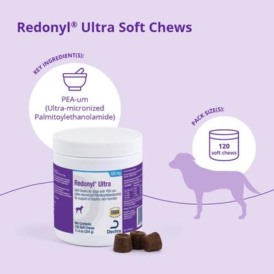 Ultra Soft Chews Allergy Supplement for Dogs, 100-mg, 120 count