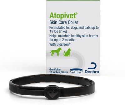 Collar para el cuidado de la piel de perros y gatos, 13 pulgadas