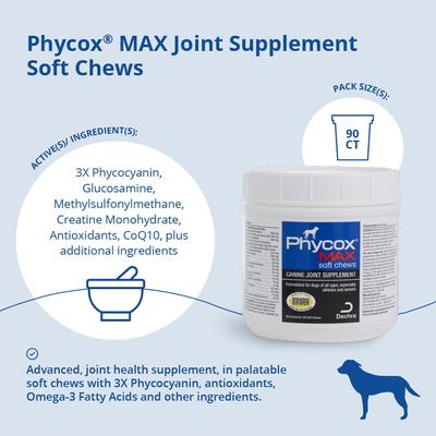 MAX Soft Chews Joint Supplement for Dogs, 90 count