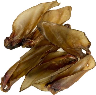 Water Buffalo Ears Dog Natural Chew Treats, 10 count
