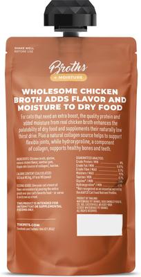 Born Carnivore Chicken Broth Wet Cat Food Topper, 7-oz pouch, case of 6
