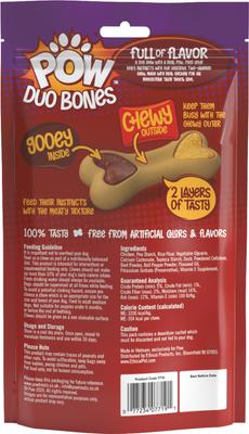 Pow Duo Bones Dog Treats, 2 count