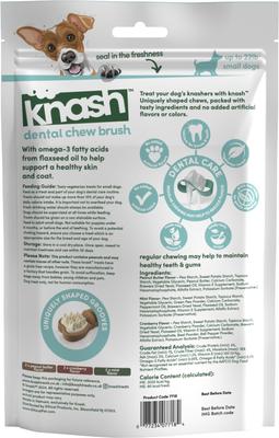 Knash Brush Dental Dog Chews, 6 count