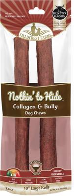 Nothin' to Hide Large Roll 10-inch Granola Flavor Dog Chews, 2 count