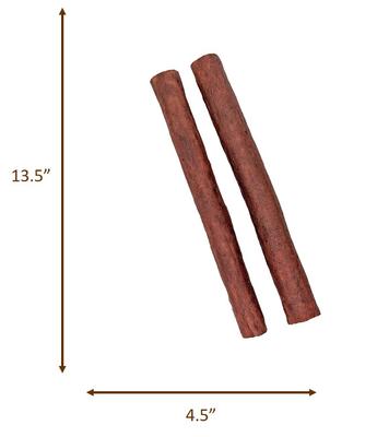 Nothin' To Hide Large Roll 10-inch Bully Flavor Dog Chews, 2 count