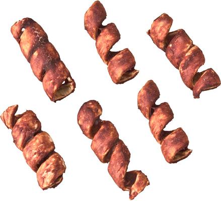 Nothin' To Hide Spirals 3-inch Bully Dog Chews, 6 count
