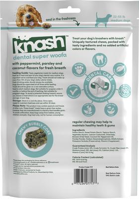 Knash Super Woofa Dental Dog Chews, 7 count