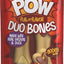 Pow Duo Bones Dog Treats, 2 count