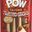 Pow Twisted Sticks Chicken & Peanut Butter Flavor Dog Treats, 4 count