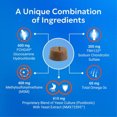 Cosequin Joint Health with Multifunctional Support Soft Chews Supplement for Dogs, 90 count