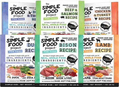 6-Pack Sample Bundle Freeze-Dried Dog Food, 6-oz