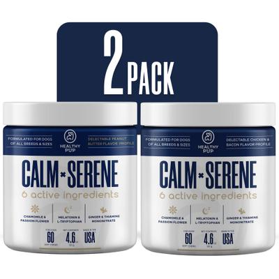 Combo Pack Anxiety Chicken Soft Chews Calming Supplement for Dogs, 120 count