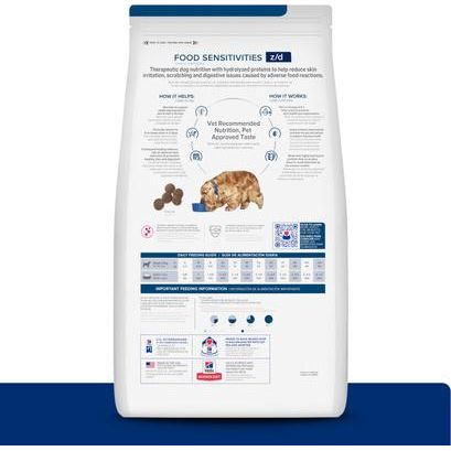 Paquete: alimento seco y enlatado para perros Hill's Prescription Diet z/d Original Skin/Food Sensitivities