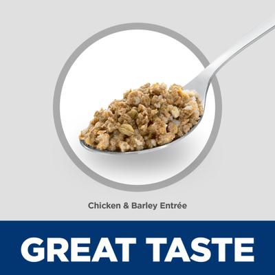 Senior Adult 7+ Small Breed & Mini Breed Chicken & Barley Entree Wet Dog Food, 5.8-oz can, 24 count