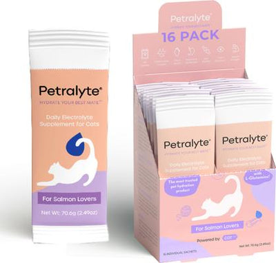 Salmon Flavored Electrolyte & Joint Supplement for Cats, 16 count